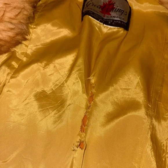 Vintage Penny Lane Coat with Fur Collar - Picture 9 of 13